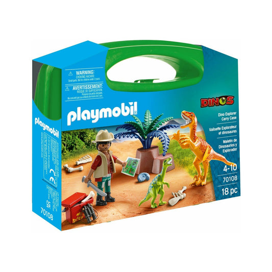 Playmobil 70108 Dinos Dinosaur Explorer Large Carry Case