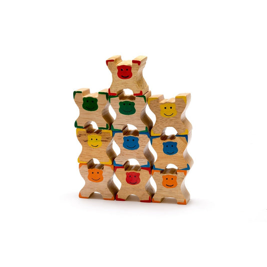 Best Years Wooden Monkey Stacking Toy