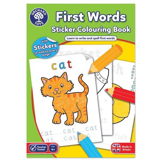 Orchard Toys Colouring Book - First Words