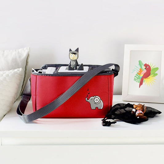 Red Audioplayer Carrier Bag by Fantifant - Perfect fit for Tonies