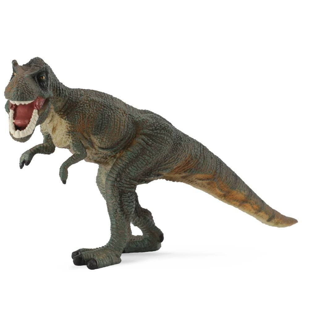 Tyrannosaurus Rex Green - Hand-Painted Animal Figure