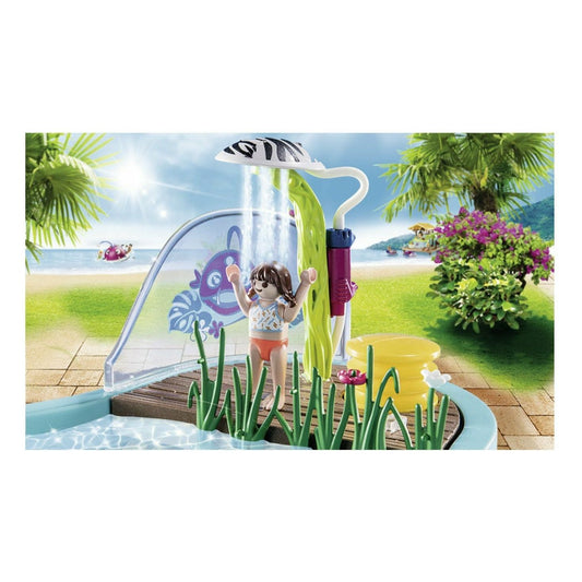 Playmobil 70610 Family Fun Aqua Park Small Pool with Water Sprayer