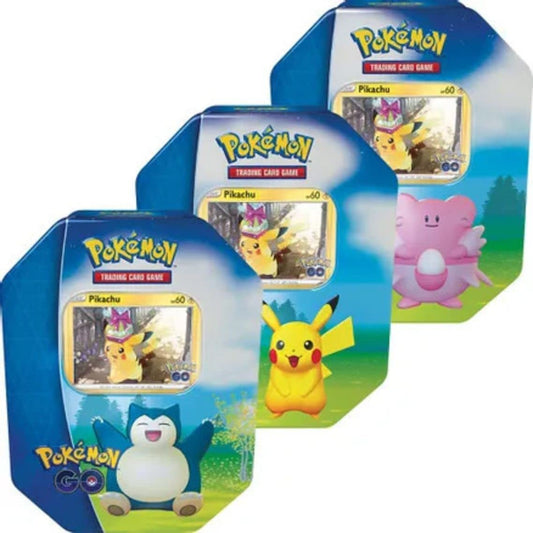 Pokemon TCG: Pokemon GO Tin: Pikachu, Snorlax or Blissey