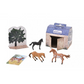 Mini Stable Set in Gift Box - Hand-Painted Animal Figure