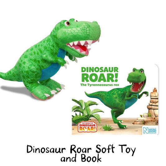Dinosaur Roar! The Tyrannosaurus Rex (The World of Dinosaur Roar!) Book and Soft Toy Bundle