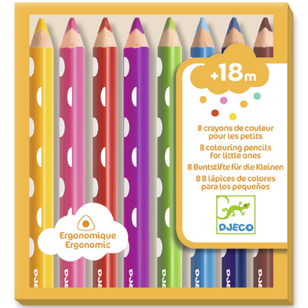 8 Colouring Pencils For Little Ones - Colours For Little Ones