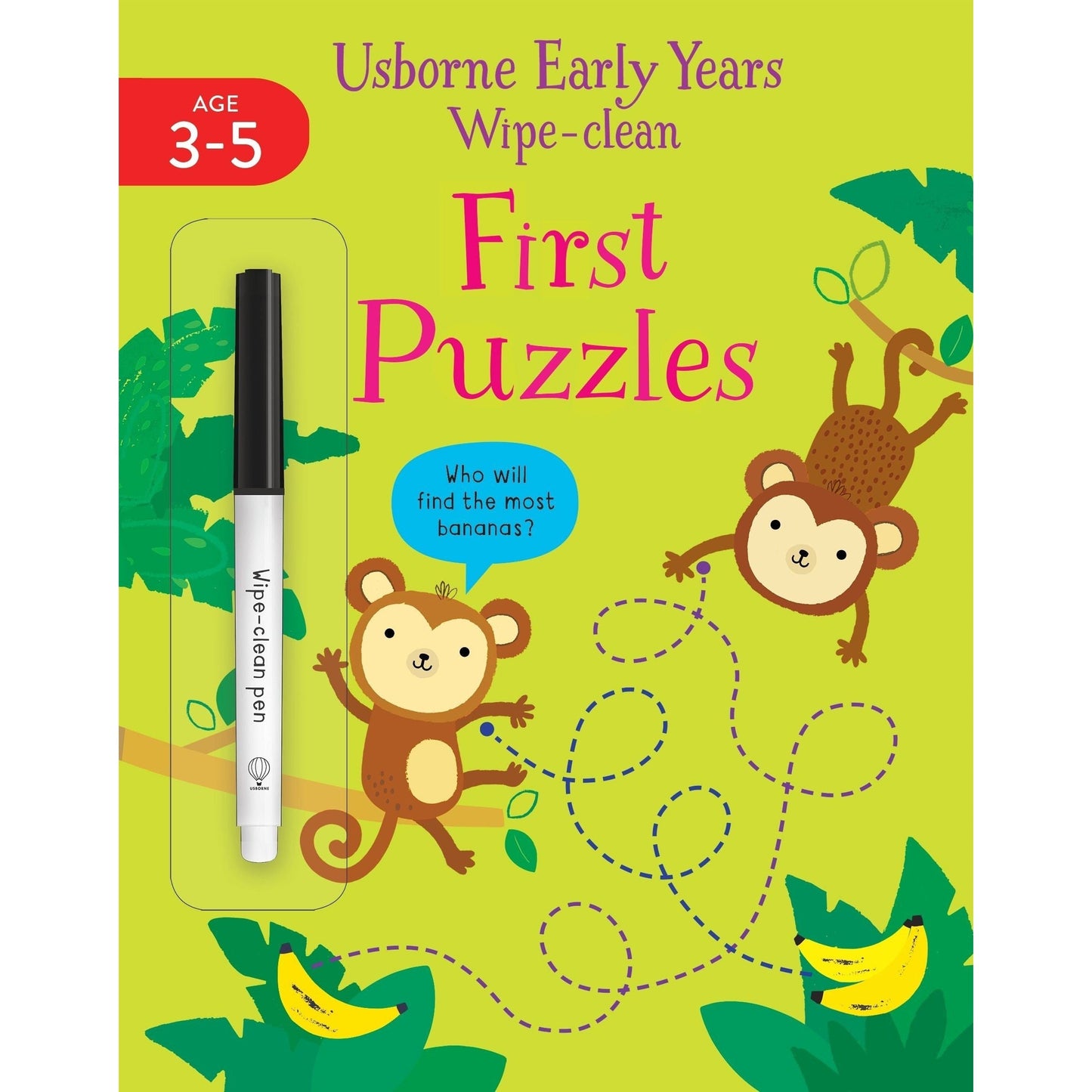 Early Years Wipe-Clean First Puzzles (Usborne Early Years Wipe-clean) - Jessica Greenwell & Genine Delahaye