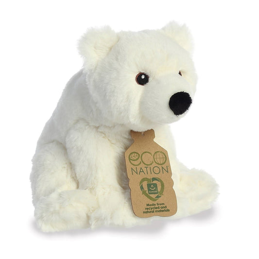 Eco Nation Polar Bear Recycled Plush Toy