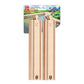 Hape 4 Pieces Long Straight Tracks for Train Sets