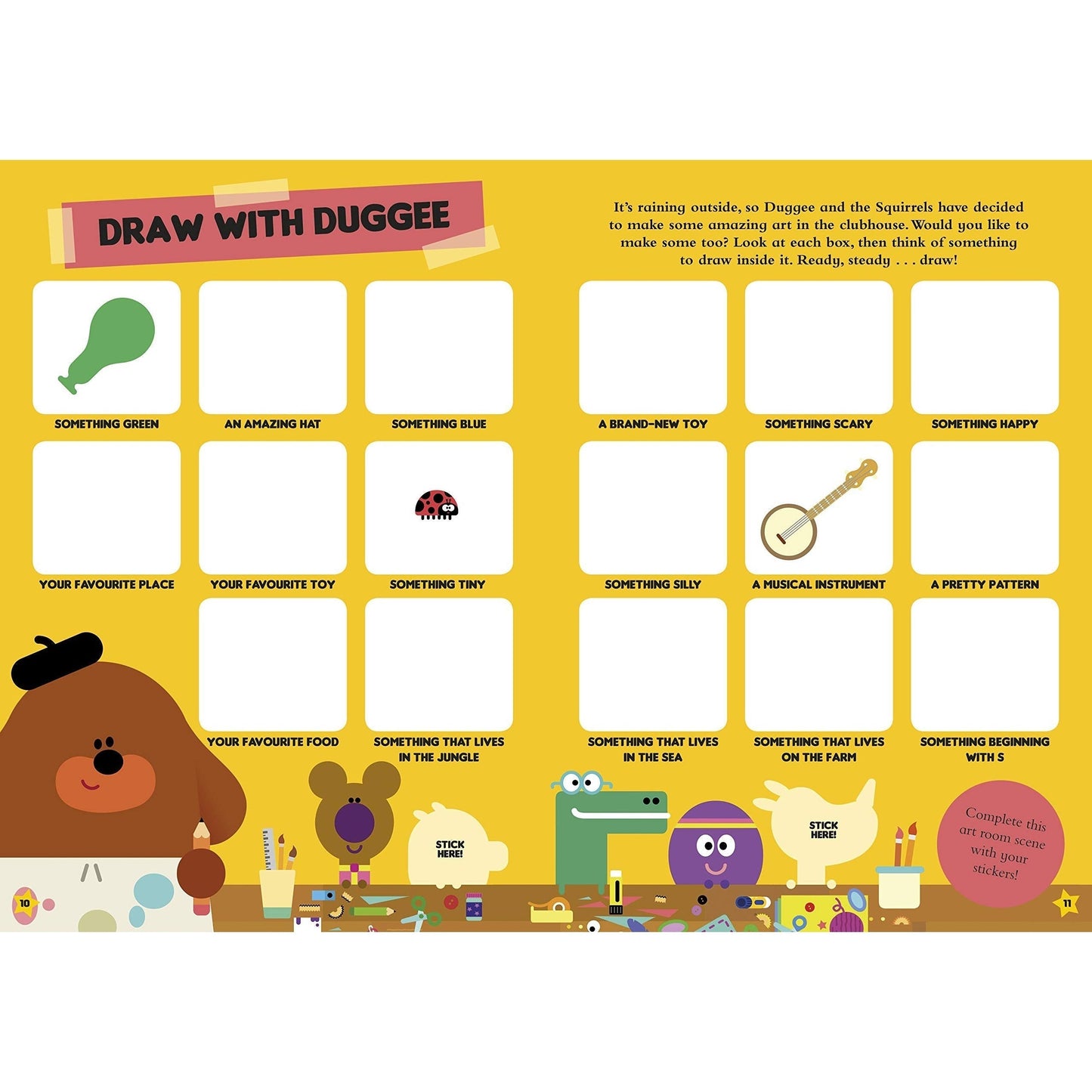 Hey Duggee: Scribble and Stick: Sticker Activity Book