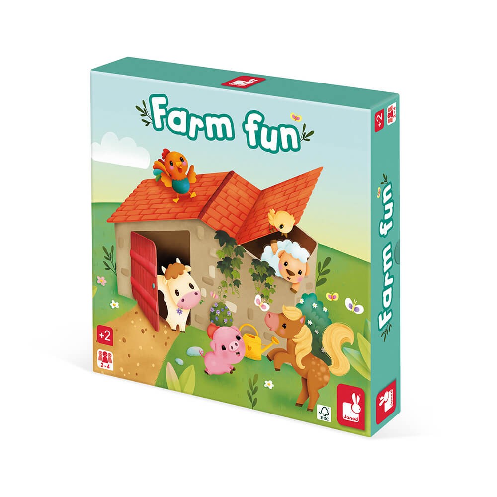 Janod Fun Farm Co-operative Memory Game