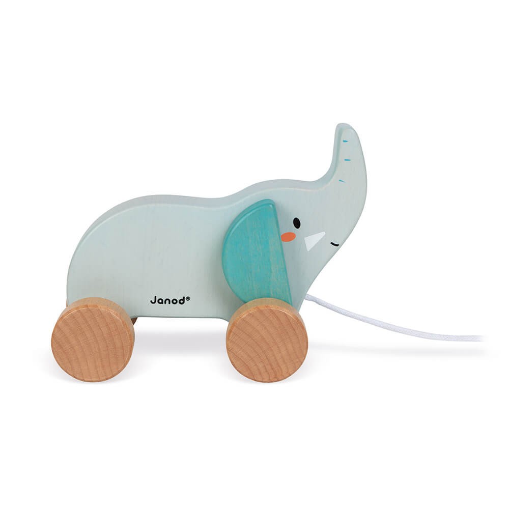 Janod Pull Along Elephant - In Partnership with WWF®