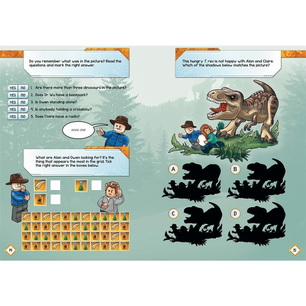 LEGO (R) Jurassic World (TM): Alan Grant's Missions: Activity Book with Alan Grant Minifigure