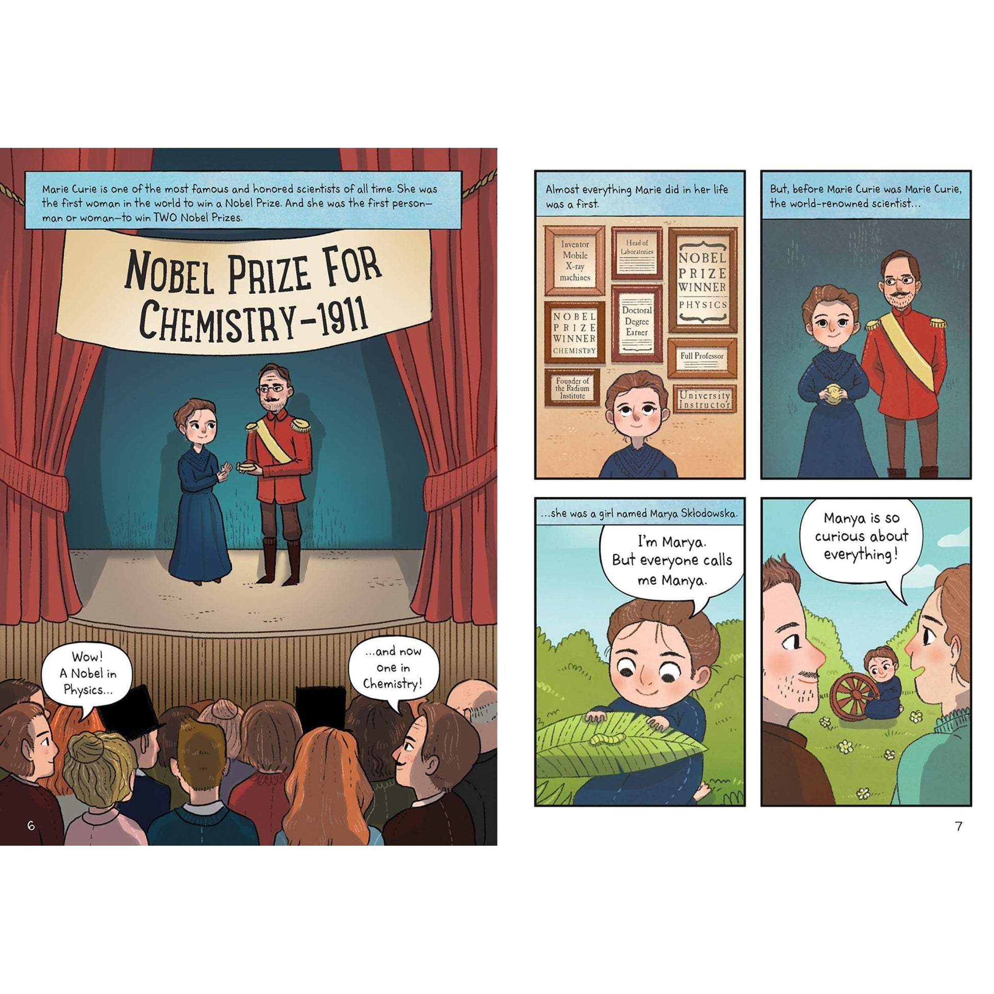 Marie Curie Graphic Novel OP