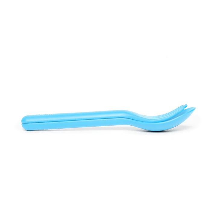 OmieBox Fork, Spoon & Pod Set - Capri Blue