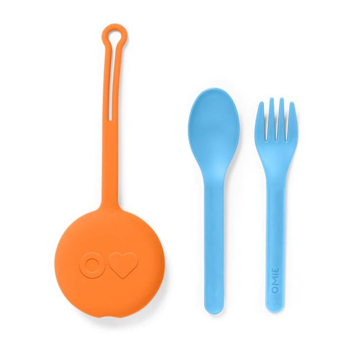 OmieBox Fork, Spoon & Pod Set - Sunrise