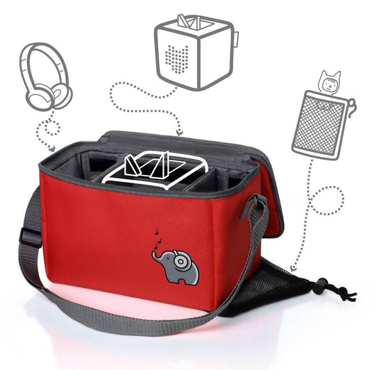 Red Audioplayer Carrier Bag by Fantifant - Perfect fit for Tonies