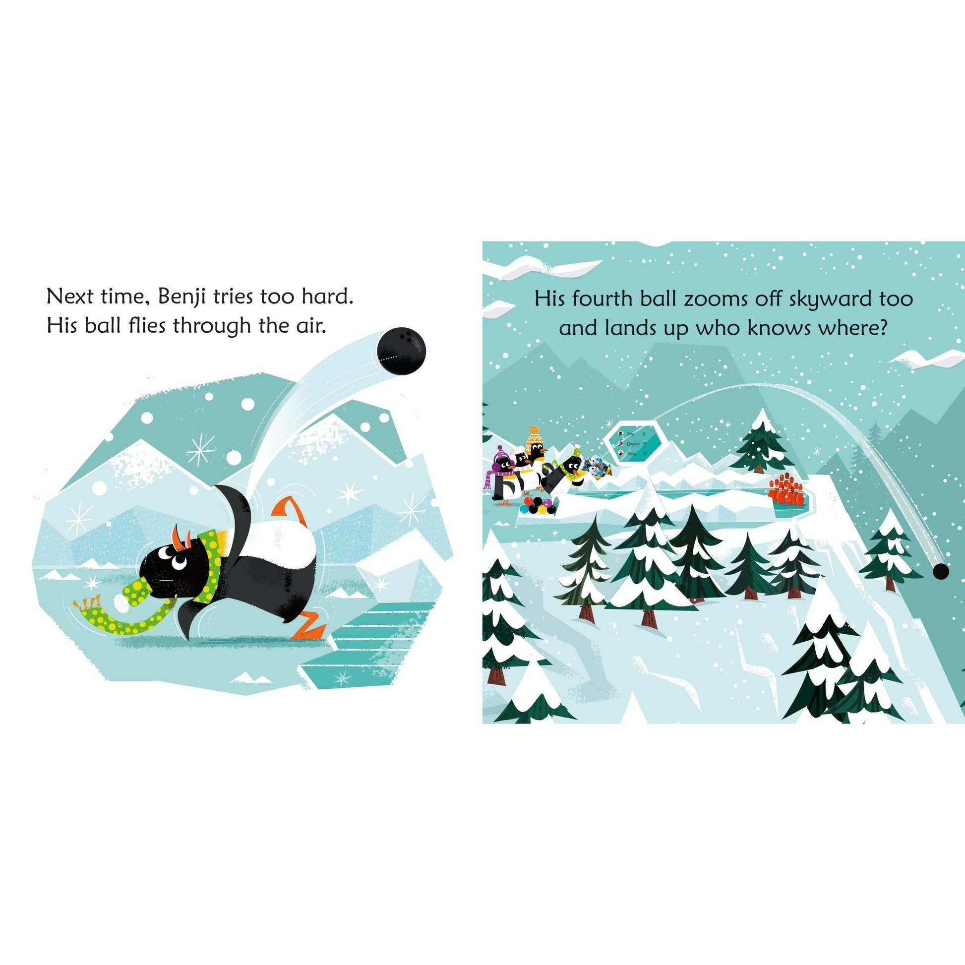 Ten-Pin Penguins (Usborne Phonic Readers) - Russell Punter & David Semple